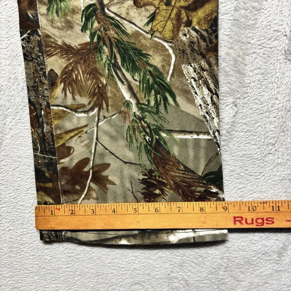 REALTREE AP HD Hunting Denim Jeans PANTS Mens 32x32 Straight Leg Camo Camouflage